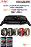KIWITIME HK10 Pro Max Smartwatch – 2.02" AMOLED Display, AI Dial, Chatgpt, Local Music TWS Connection, Gravity sensor UI, Health Monitoring.