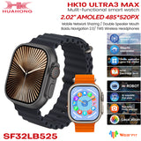 HK10 Ultra 3 Smartwatch Schermo AMOLED da 2,02" 1 GB Rom Supporto Musica Locale Connessione TWS