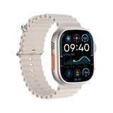 KIWITIME Ultra 3 AI Smartwatch 2.0" IPS Screen 1GB Rom Support Local Music TWS Connection noise detection WhatsApp reply.