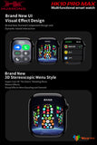 KIWITIME HK10 Pro Max Smartwatch – Display AMOLED da 2,02", quadrante AI, Chatgpt, connessione TWS per musica locale, interfaccia utente con sensore di gravità, monitoraggio della salute