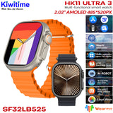 HK11 Ultra 3 Smartwatch 2.02" AMOLED Screen 1GB Rom Support Local Music TWS Connection