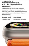 Smartwatch featuring a vibrant AMOLED display, model DT Ultra 2, offering advanced performance and sleek design.