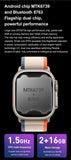 Smartwatch featuring a vibrant AMOLED display, model DT Ultra 2, offering advanced performance and sleek design.