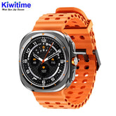 KIWITIME DT Watch Ultra 47mm IP68 Waterproof Bluetooth Call Compass Smartwatch.