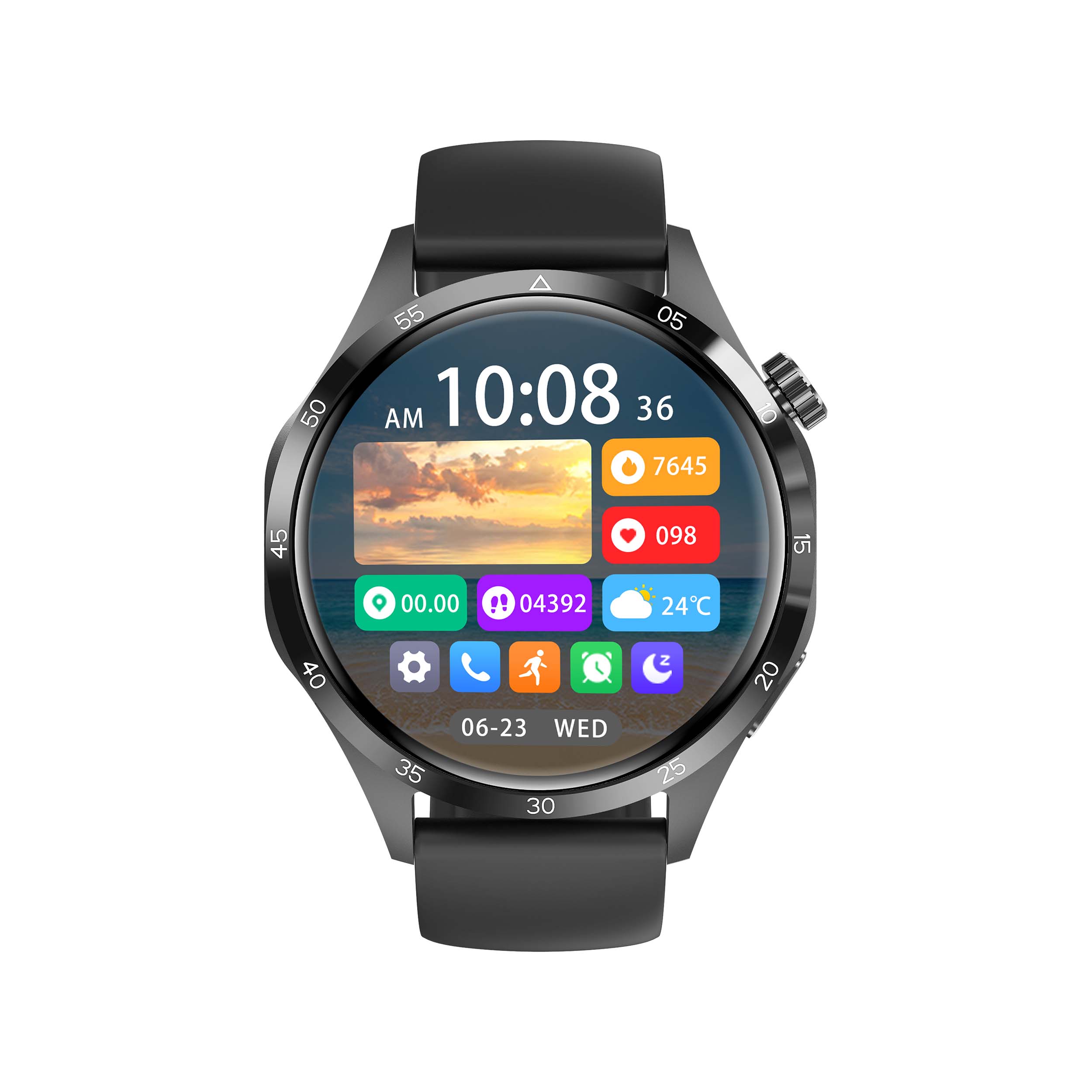 KIWITIME GT4 PRO PLUS Reloj inteligente de negocios para hombres, reloj inteligente con llamadas Bluetooth IP68, reloj resistente al agua definitivo para Huawei IOS 