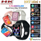 HK9 Mini + / HK9 Mini Plus Smartwatch Schermo AMOLED da 1,75" Supporta musica locale Connessione TWS