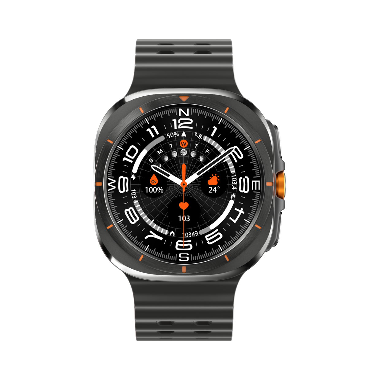 Reloj inteligente KIWITIME W7 Watch Ultra de 47 mm, resistente al agua IP68, con llamadas por Bluetooth y brújula