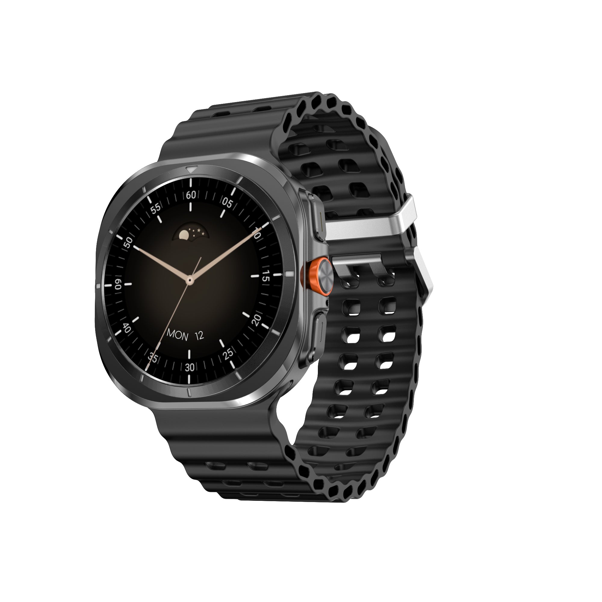 Reloj inteligente KIWITIME DT Watch Ultra de 47 mm, resistente al agua IP68, con llamadas por Bluetooth y brújula 