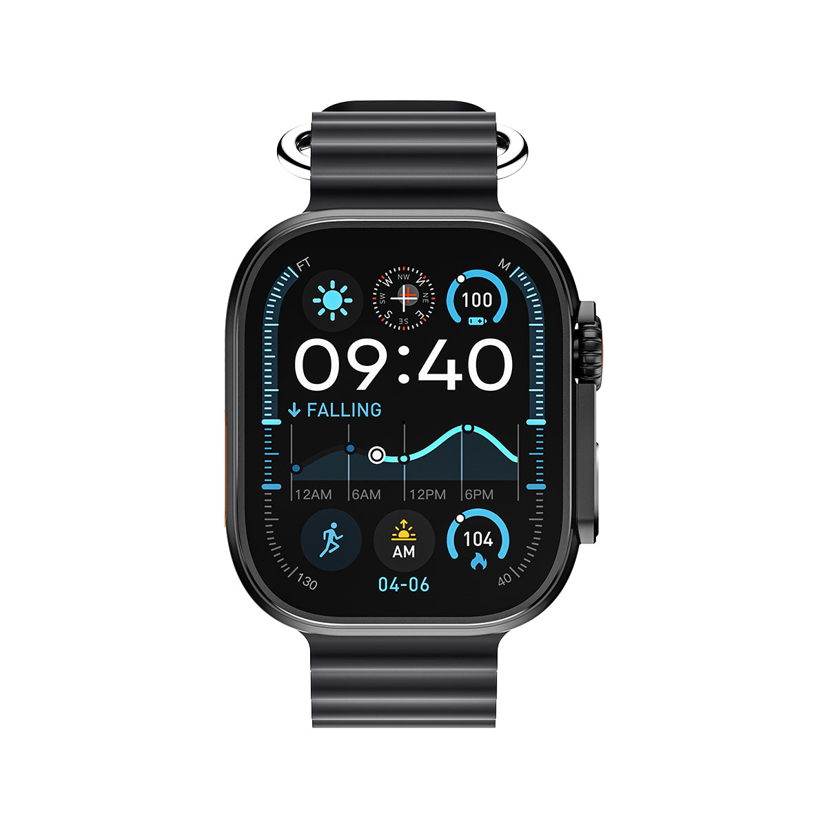 HELLO WATCH 3 PLUS Smartwatch Versione 2024 Schermo AMOLED da 2,04" 1 GB Rom Supporto Musica Locale Connessione TWS