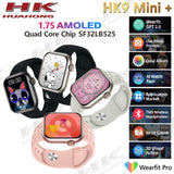 HK9 Mini + / HK9 Mini Plus Smartwatch 1.75" AMOLED Screen Support Local Music TWS Connection