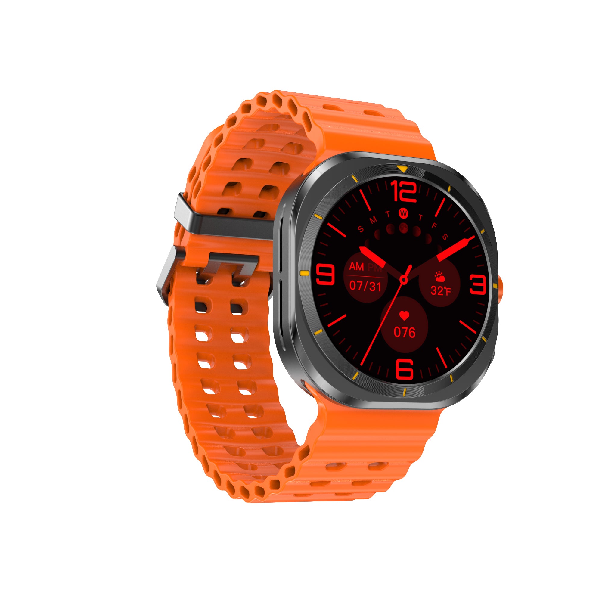 Reloj inteligente KIWITIME DT Watch Ultra de 47 mm, resistente al agua IP68, con llamadas por Bluetooth y brújula 