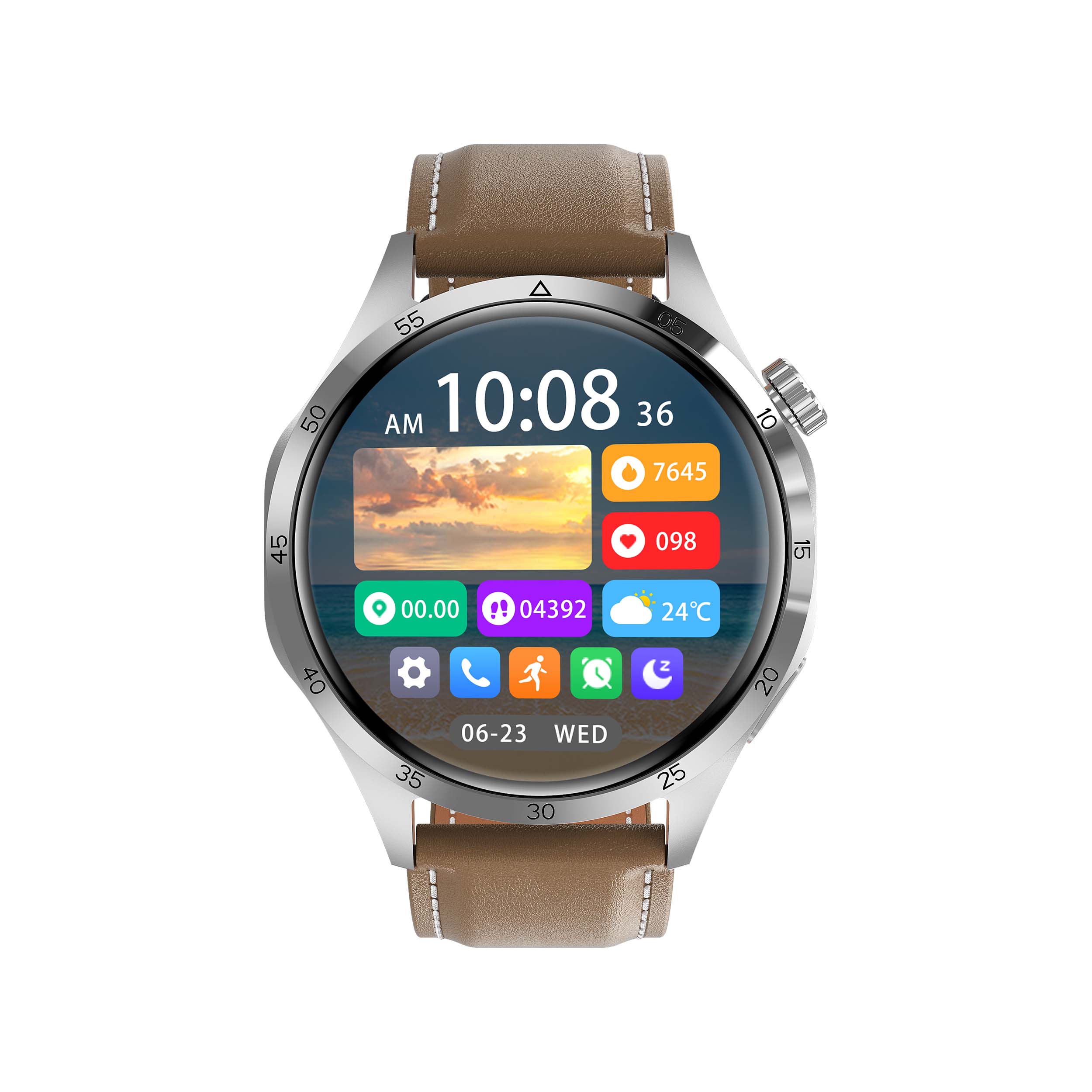 KIWITIME GT4 PRO PLUS Reloj inteligente de negocios para hombres, reloj inteligente con llamadas Bluetooth IP68, reloj resistente al agua definitivo para Huawei IOS 