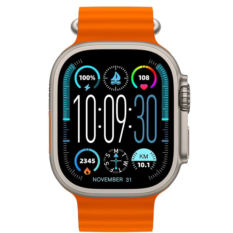 HK9 Ultra 2 Max Smartwatch Schermo AMOLED da 2,02" 1 GB Rom Supporto Musica Locale Connessione TWS