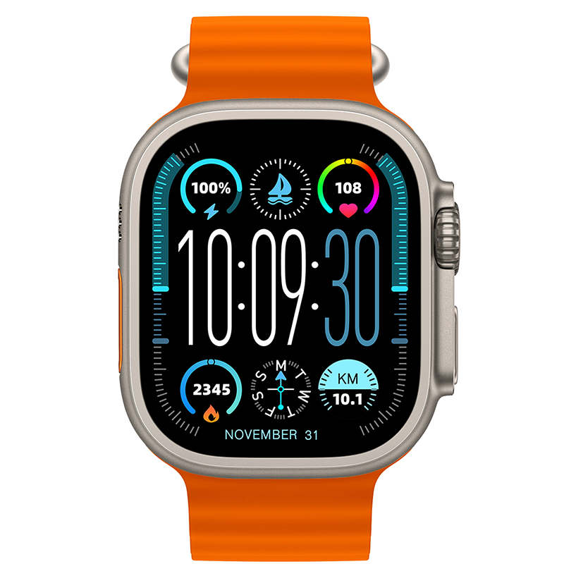 HK9 Ultra 2 Max Smartwatch 2.02" AMOLED Screen 1GB Rom Support Local Music TWS Connection