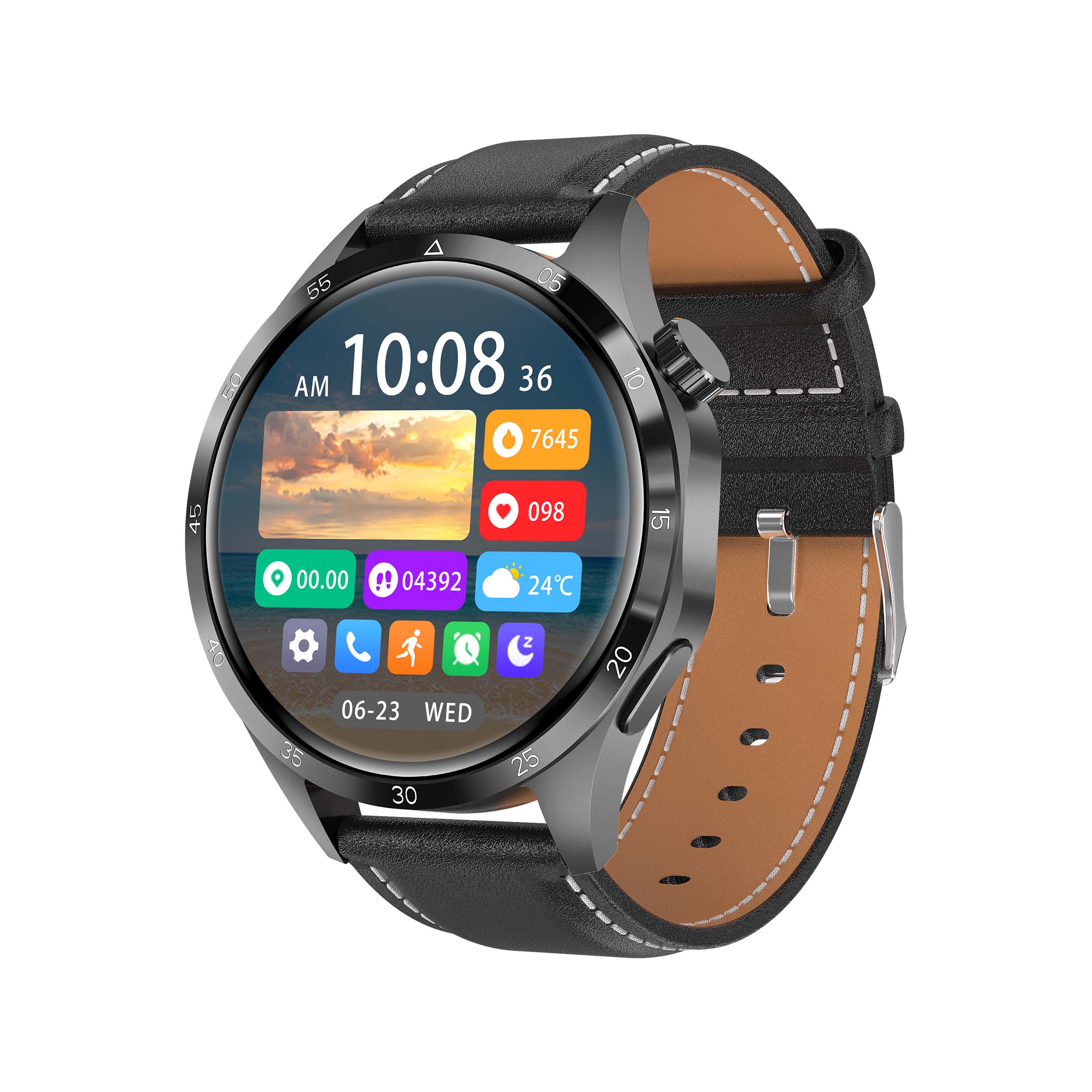 KIWITIME GT4 PRO PLUS Business Smart Watch Men Bluetooth Call