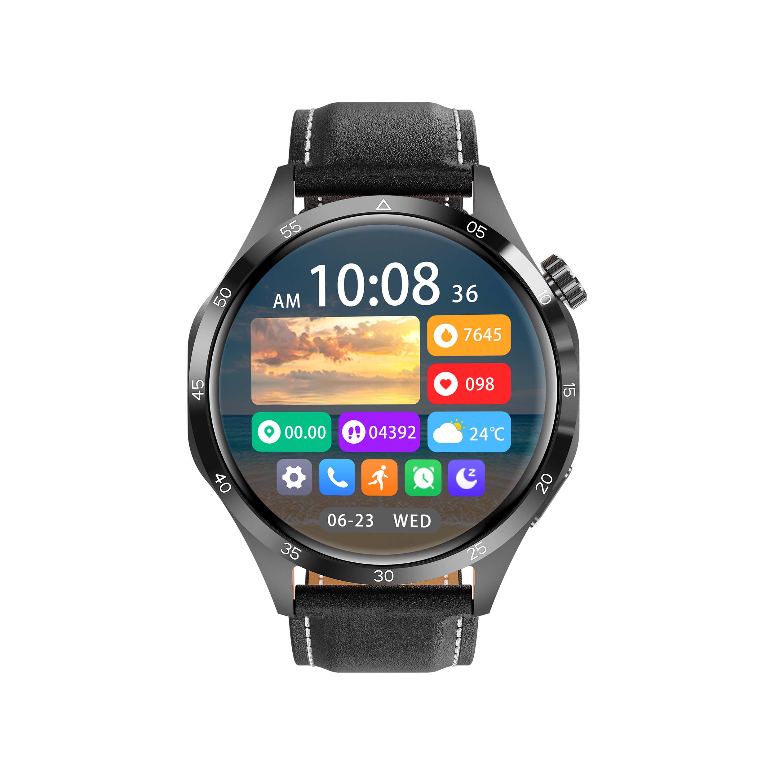 KIWITIME GT4 PRO PLUS Reloj inteligente de negocios para hombres, reloj inteligente con llamadas Bluetooth IP68, reloj resistente al agua definitivo para Huawei IOS 