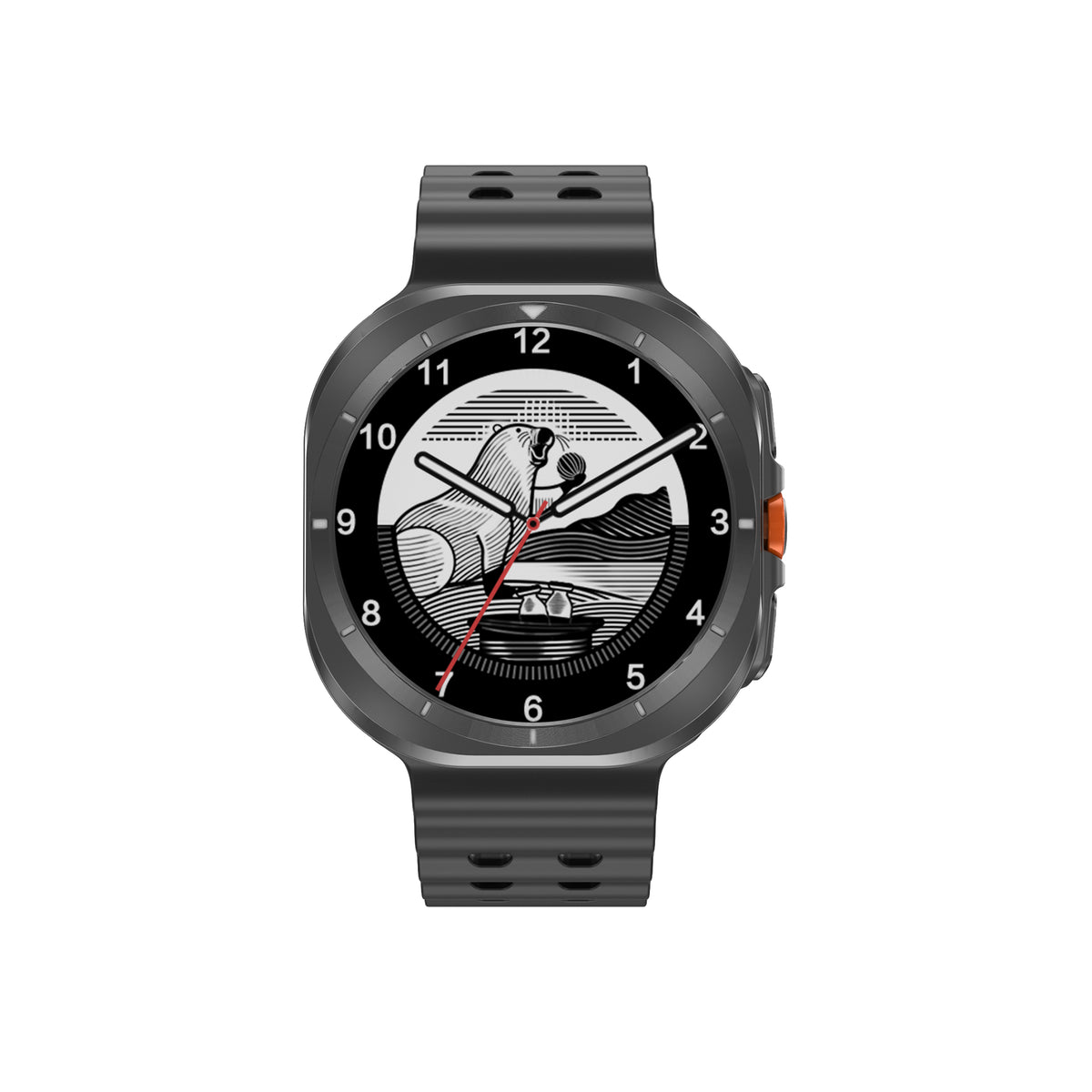 KIWITIME DT Watch Ultra 47mm IP68 Waterproof Bluetooth Call Compass Smartwatch