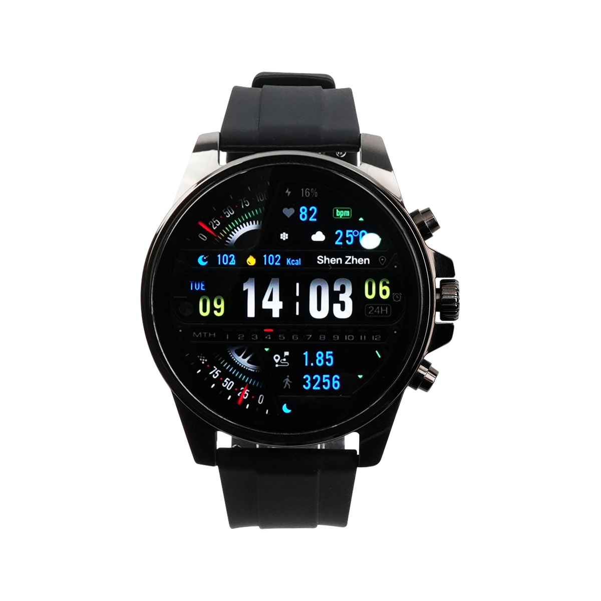 Reloj inteligente Hello W1 con pantalla AMOLED de 1,95", 1 GB de ROM, compatible con música local y conexión TWS