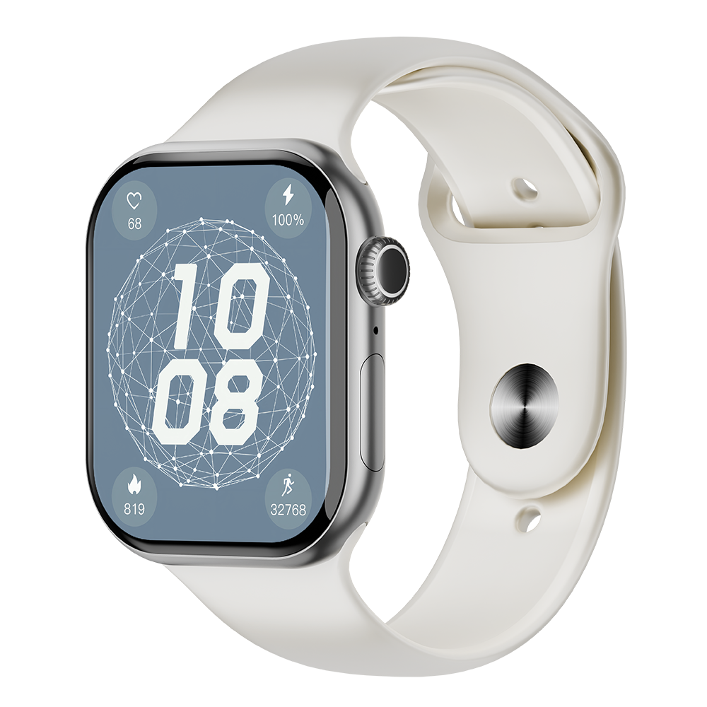 KIWITIME Hello Plum H26 Pro Smart Watch Series 11 - Noise Detection ChatGPT 1GB ROM NFC 2.06" AMOLED Screen