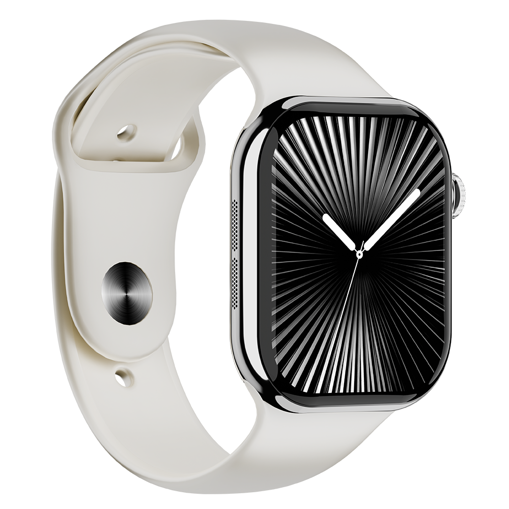 KIWITIME Hello Plum H26 Pro Smart Watch Series 11 - Noise Detection ChatGPT 1GB ROM NFC 2.06" AMOLED Screen