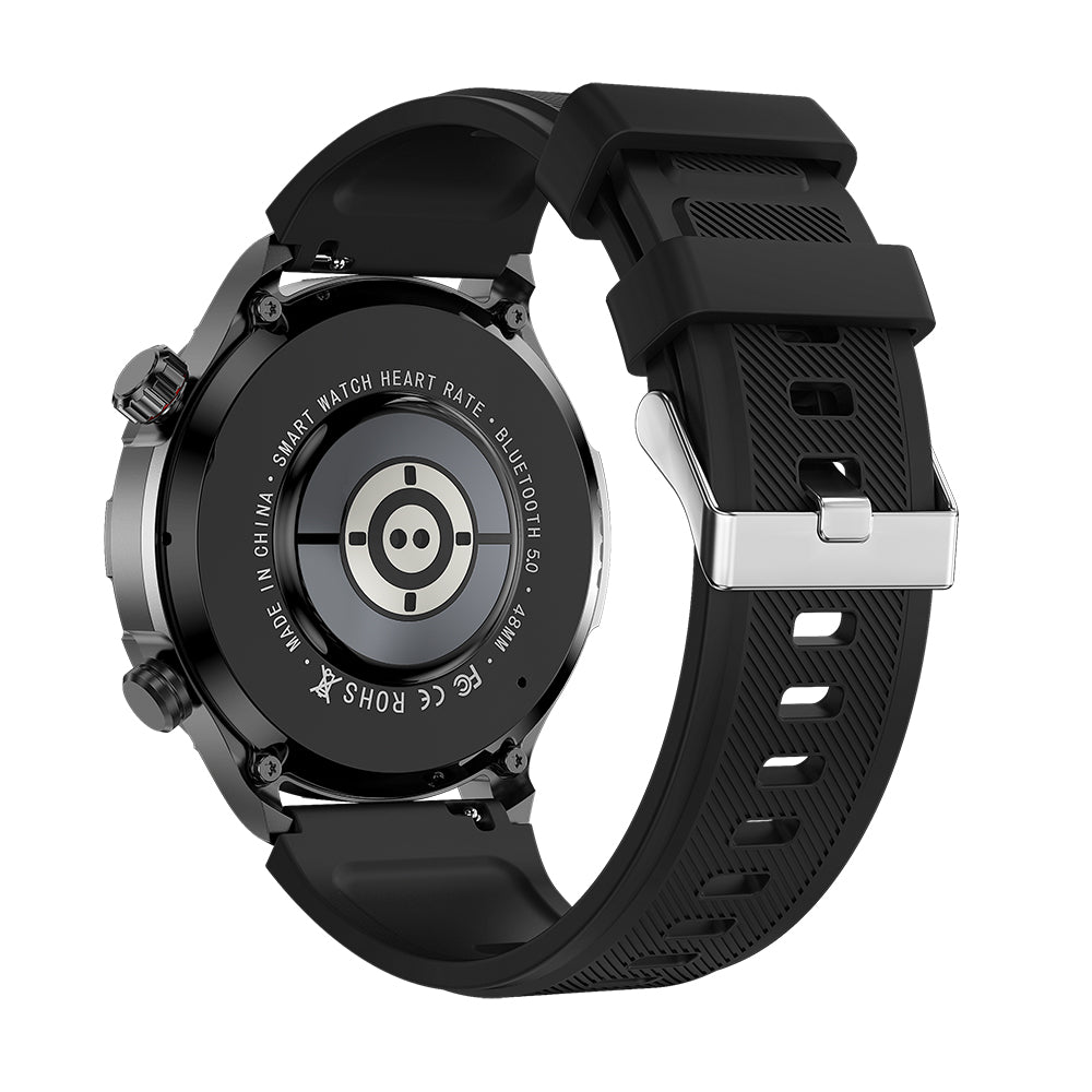 KIWITIME Watch 4 - Reloj inteligente para hombre con llamadas por Bluetooth, IP67, resistente al agua, ideal para Android e IOS, rastreador deportivo de actividad física 