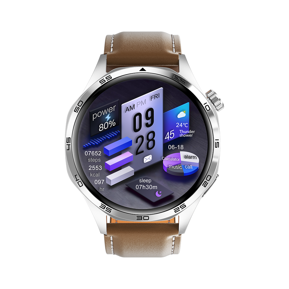 KIWITIME GT4 PRO PLUS Reloj inteligente de negocios para hombres, reloj inteligente con llamadas Bluetooth IP68, reloj resistente al agua definitivo para Huawei IOS 