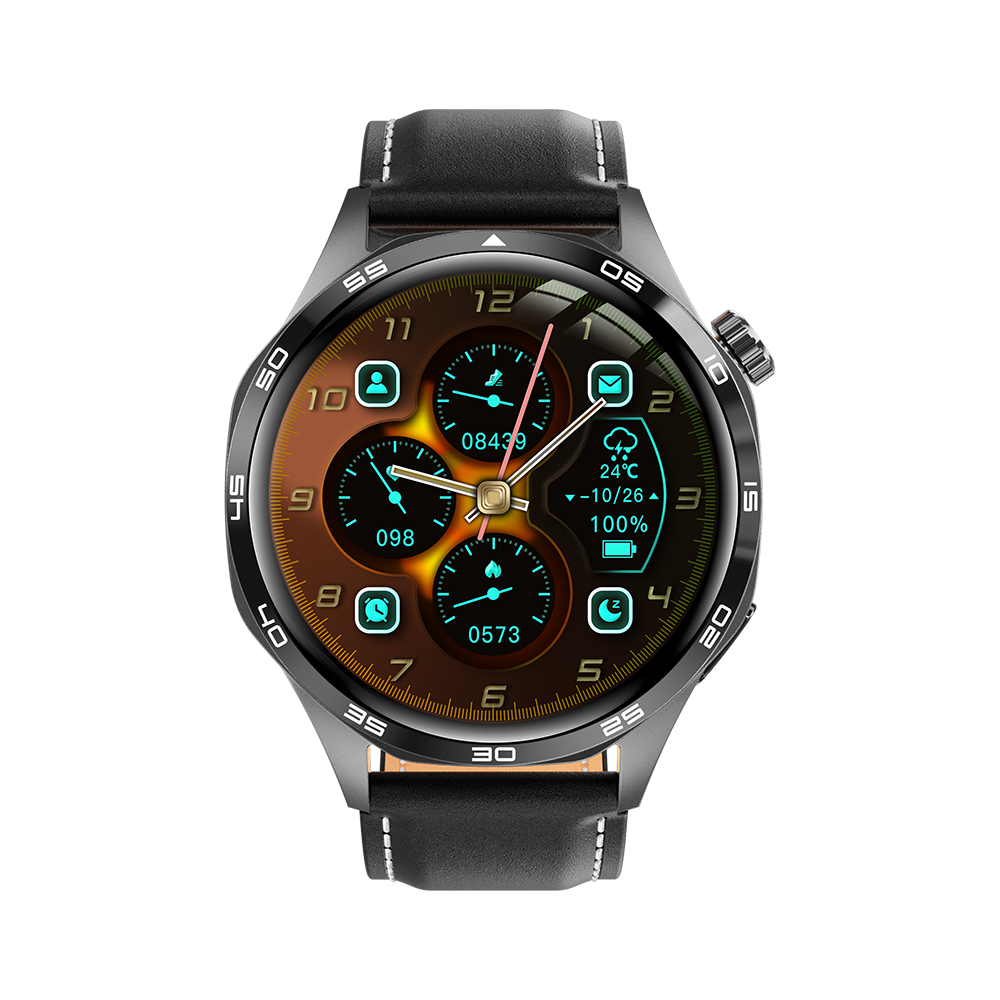 KIWITIME GT4 PRO PLUS Reloj inteligente de negocios para hombres, reloj inteligente con llamadas Bluetooth IP68, reloj resistente al agua definitivo para Huawei IOS 