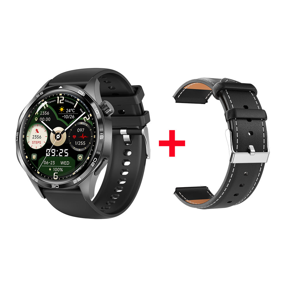 KIWITIME GT4 PRO PLUS Reloj inteligente de negocios para hombres, reloj inteligente con llamadas Bluetooth IP68, reloj resistente al agua definitivo para Huawei IOS 