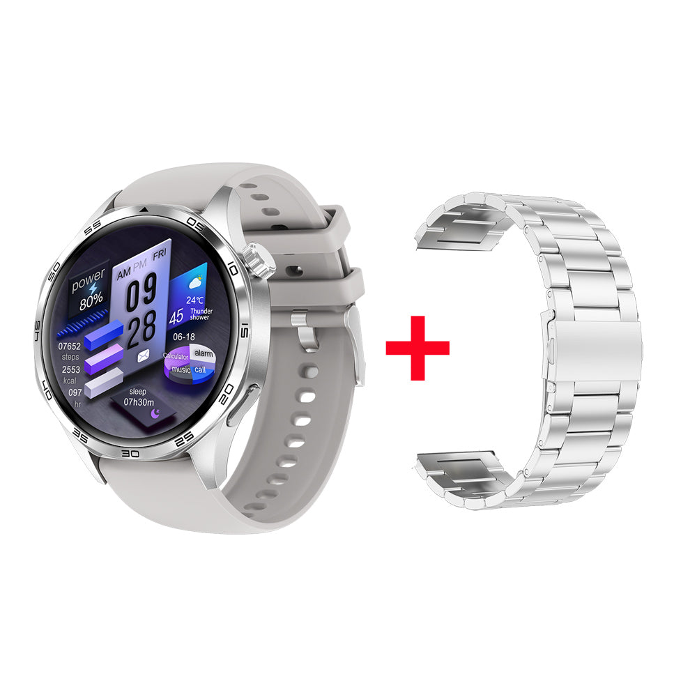 KIWITIME GT4 PRO PLUS Reloj inteligente de negocios para hombres, reloj inteligente con llamadas Bluetooth IP68, reloj resistente al agua definitivo para Huawei IOS 