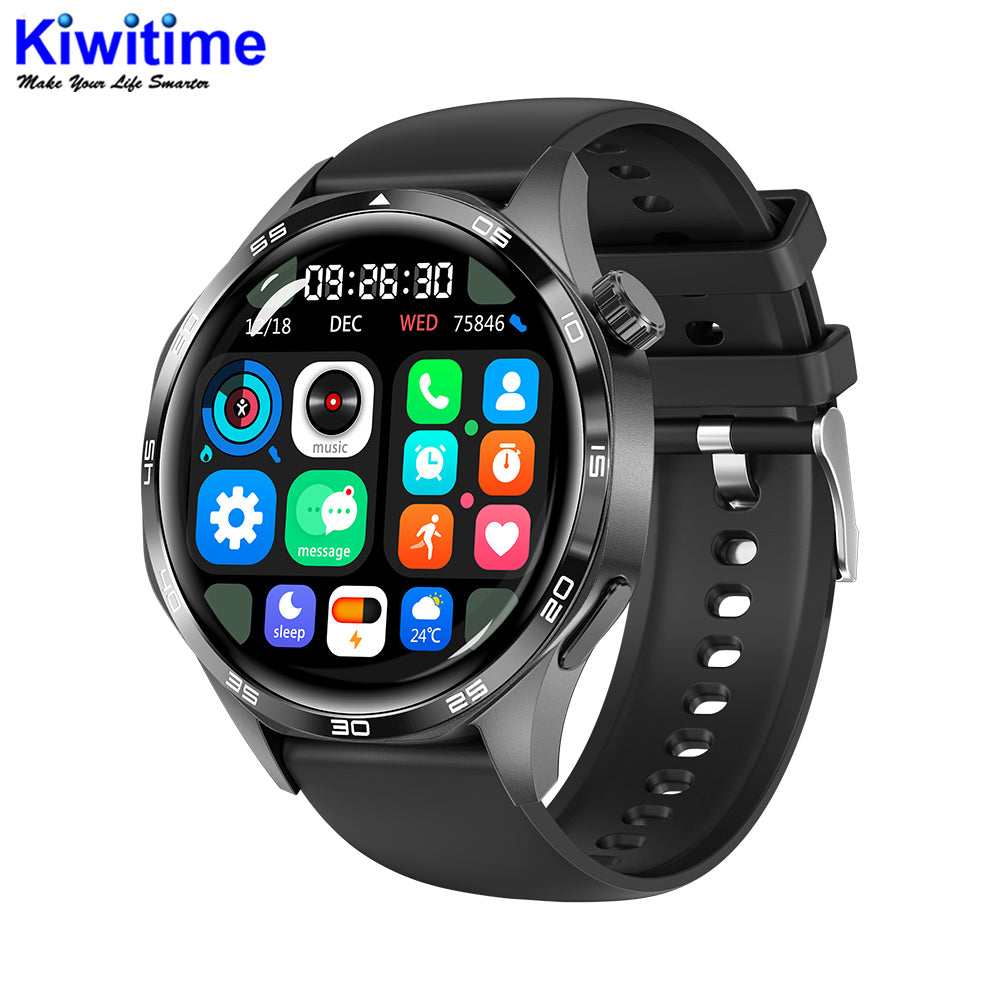 KIWITIME Watch 5 Pro Business Smart Watch Men Bluetooth Call Smartwatch IP68 Waterproof Watch Ultimate for Huawei IOS