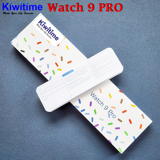 KIWITIME Watch 9 Pro Smart Watch IWO Series 2024 2.2inch Infinite Screen Compass NFC Heart Rate Monitor Smartwatch for Men Women