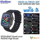 HK10 Ultra 3 WF Version Smartwatch 2.02" AMOLED Screen 1GB Rom Support Local Music TWS Connection