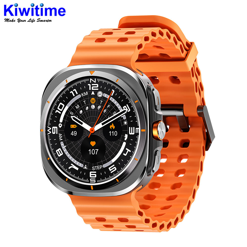 KIWITIME DT Watch Ultra 47mm IP68 Waterproof Bluetooth Call Compass Smartwatch