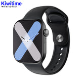 Reloj inteligente KIWITIME Hello Plum H15 Pro Serie 10 de 46 mm con detección de ruido ChatGPT, 1 GB de ROM, NFC, pantalla AMOLED de 2,04" 